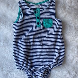 Baby terry cloth one piece